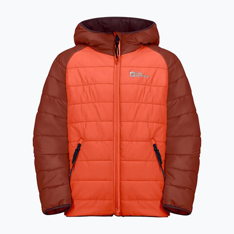 Детско пухено яке Zenon coral orange на Jack Wolfskin 4