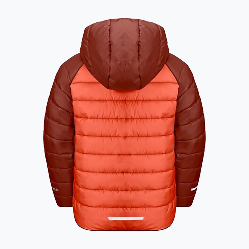 Детско пухено яке Zenon coral orange на Jack Wolfskin 5