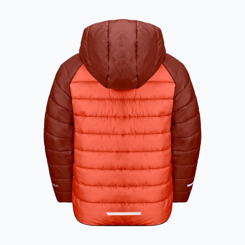 Детско пухено яке Zenon coral orange на Jack Wolfskin 6