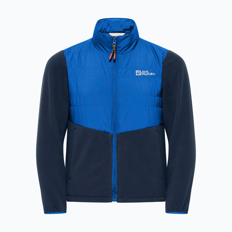 Детско яке Jack Wolfskin Haldor Hybrid crisp cobalt 3
