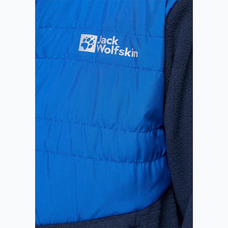 Детско яке Jack Wolfskin Haldor Hybrid crisp cobalt 5