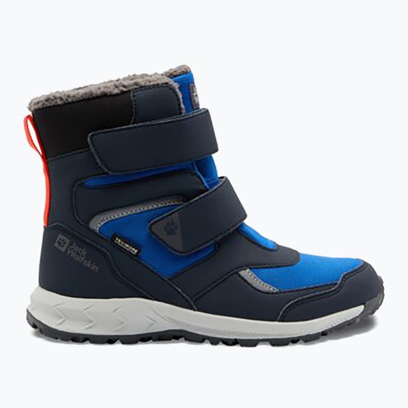 Детски ботуши за сняг Jack Wolfskin Woodland WT Texapore High VC crisp cobalt 8