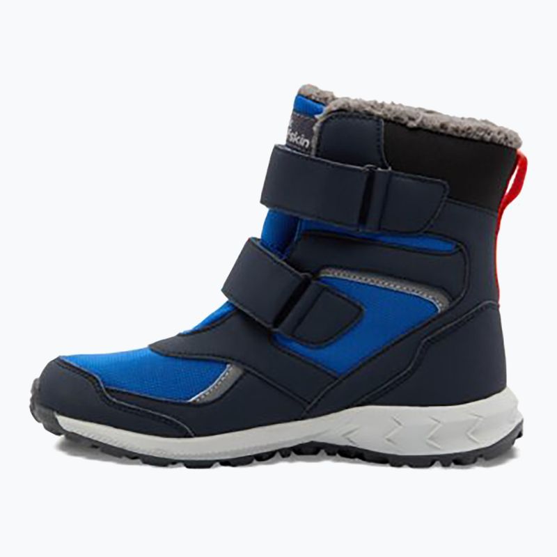 Детски ботуши за сняг Jack Wolfskin Woodland WT Texapore High VC crisp cobalt 9