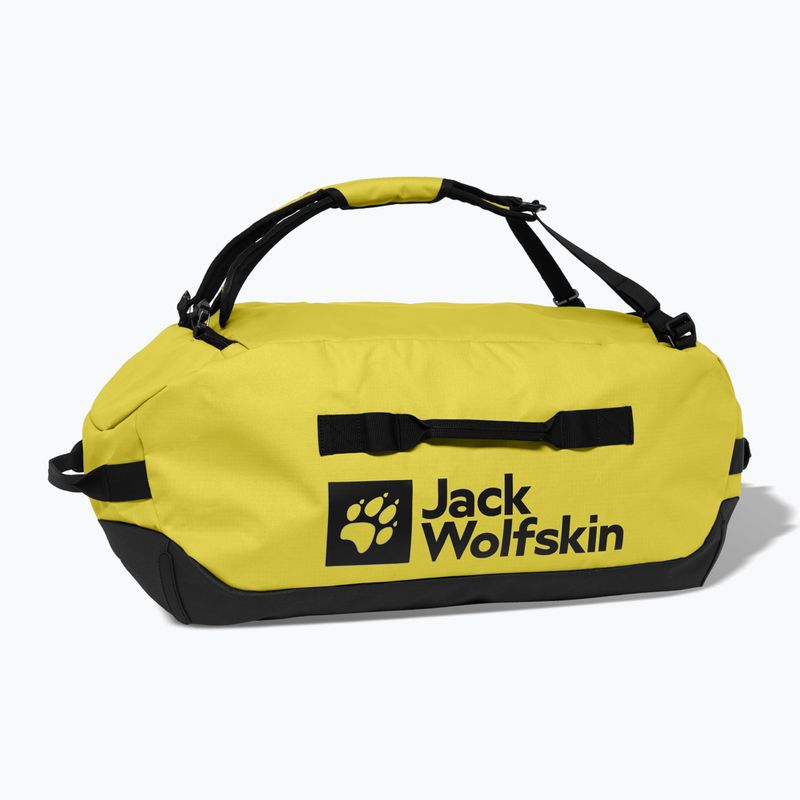 Jack Wolfskin All-In Duffle 65 л чанта за пътуване в цвят шартрьоз 2
