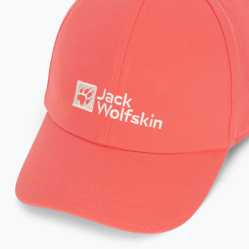 Детска бейзболна шапка Jack Wolfskin sunset coral 3