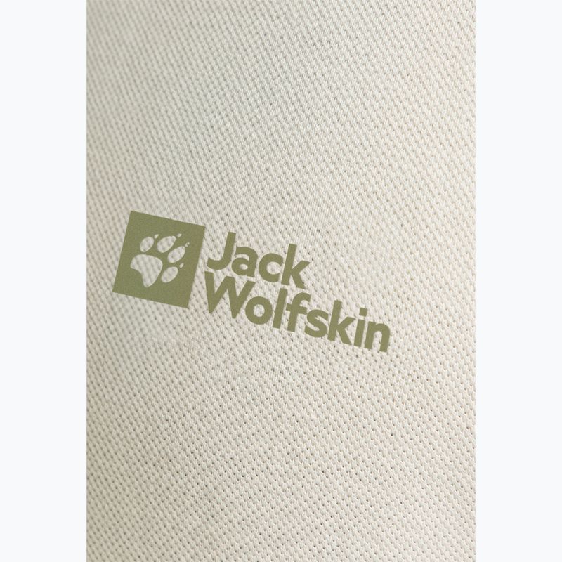 Мъжка поло риза Jack Wolfskin Essential cotton white 8