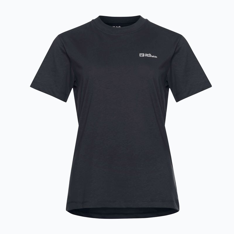 Дамска тениска Jack Wolfskin Essential dark navy 5