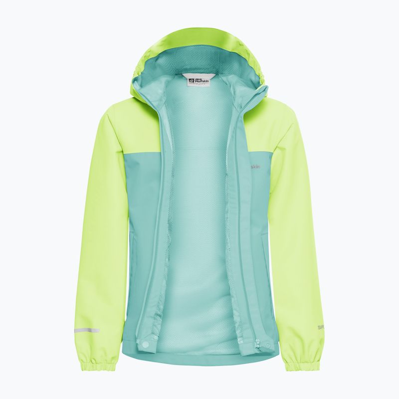 Детско дъждобранно яке Jack Wolfskin Tucan soft jade 14