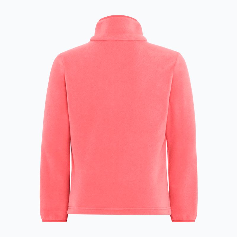 Детски поларен суитшърт Jack Wolfskin Taunus sunset coral 2