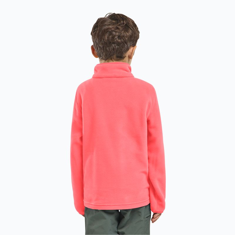 Детски поларен суитшърт Jack Wolfskin Taunus sunset coral 9