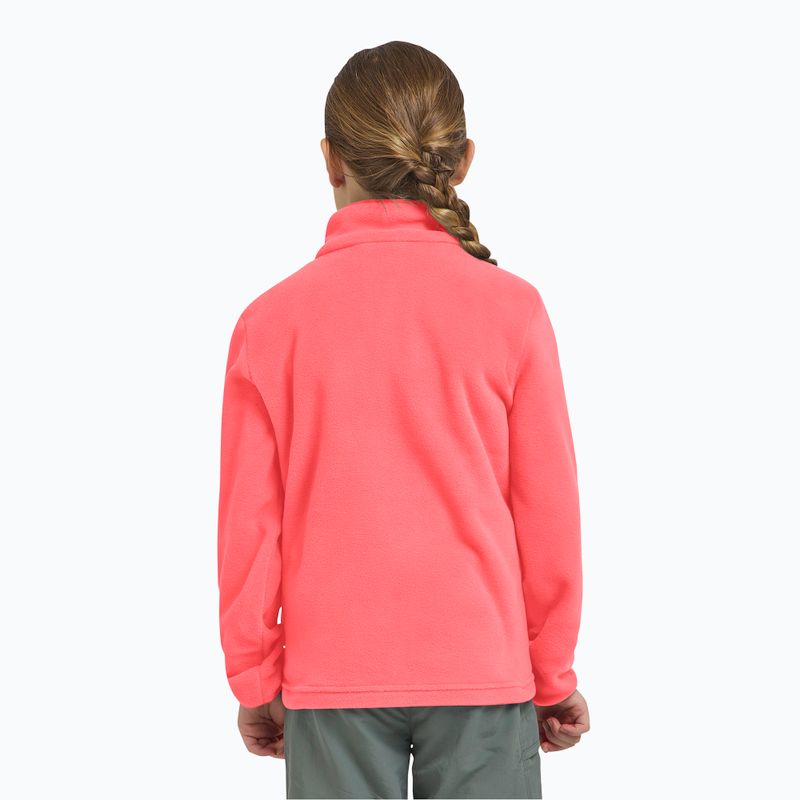 Детски поларен суитшърт Jack Wolfskin Taunus sunset coral 14