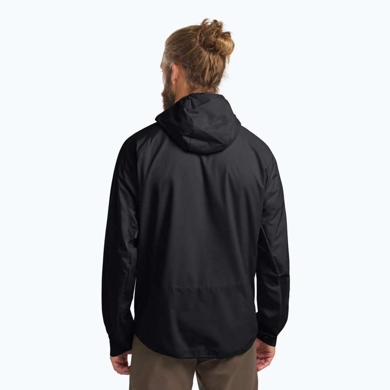 Jack Wolfskin Prelight Octa черно мъжко яке за вятър 3