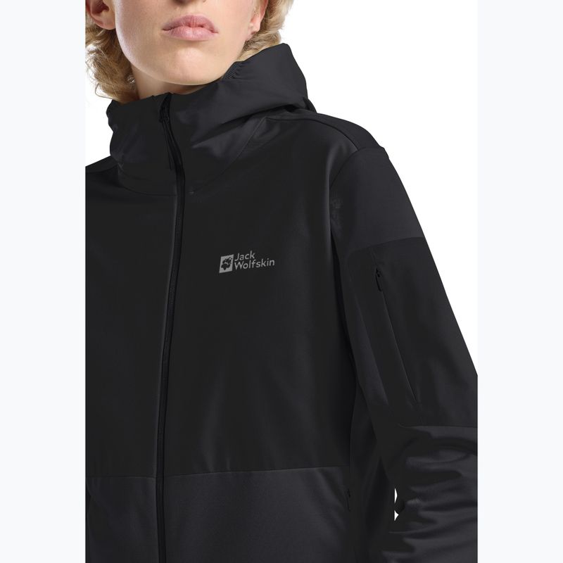 Jack Wolfskin дамска поларена жилетка Prelight Trail Hoody black 5