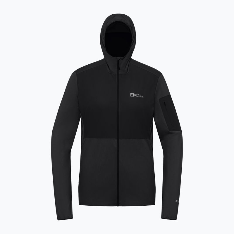 Jack Wolfskin дамска поларена жилетка Prelight Trail Hoody black 8