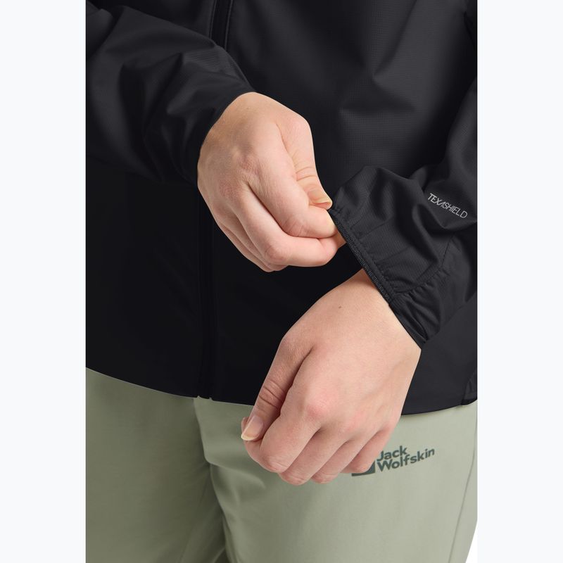 Ветрозащитно яке Prelight Octa черно за жени на Jack Wolfskin 6