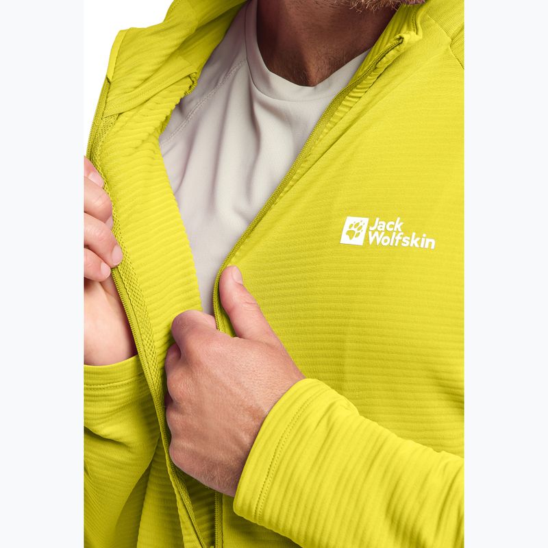 Jack Wolfskin Prelight Full Zip мъжко яке за трекинг chartreuse 5