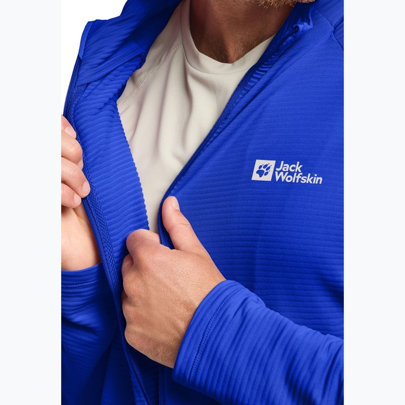 Мъжко яке за трекинг Jack Wolfskin Prelight Full Zip vibrant blue 5