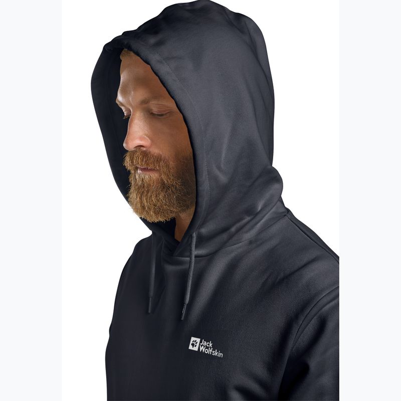 Мъжки суитшърт Jack Wolfskin Essential Hoodie dark navy 4