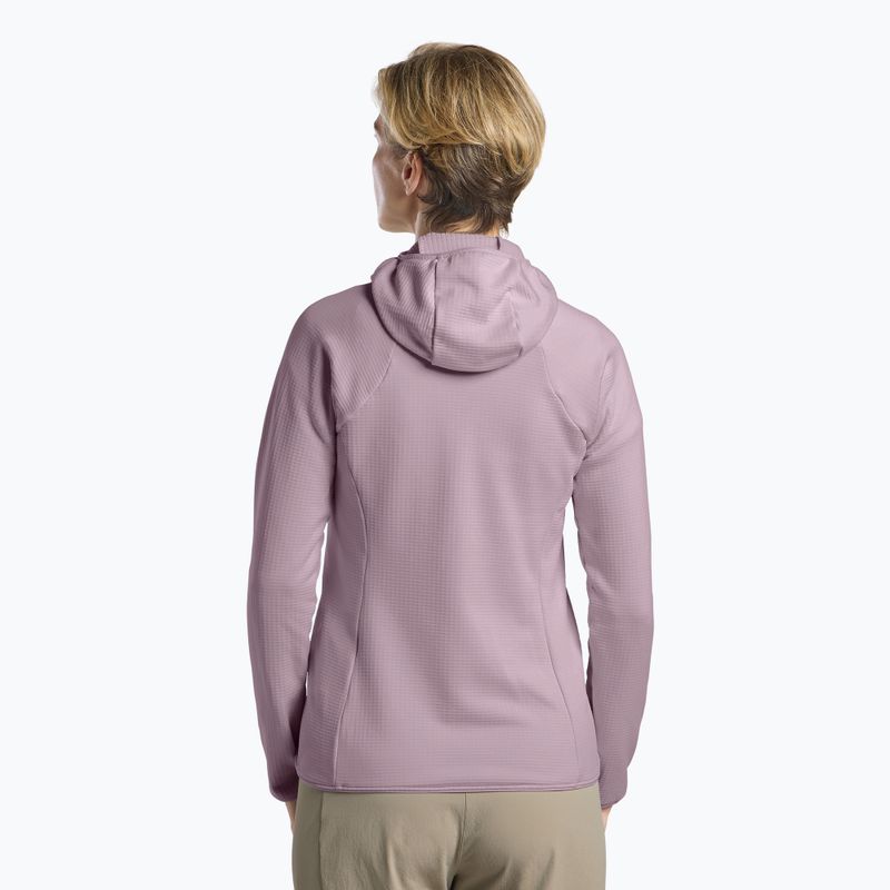 Дамски вълнен суитшърт с качулка и цип Jack Wolfskin Kolbenberg wild blossom 3