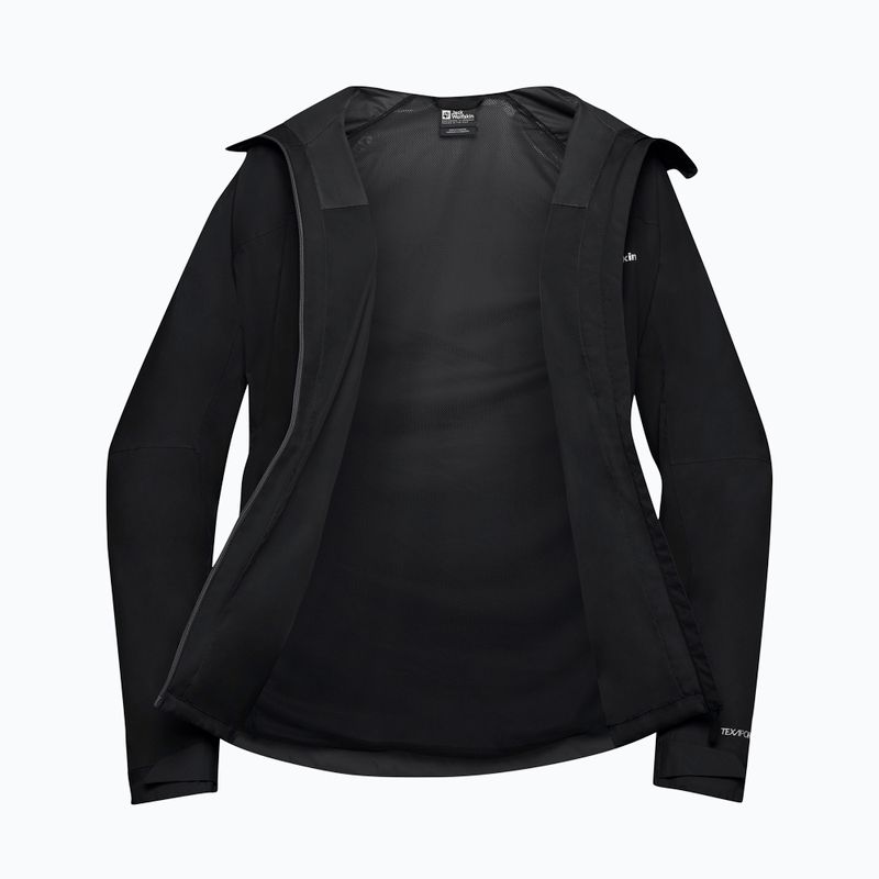 Мъжко яке за дъжд Jack Wolfskin Tempest 2l black 11