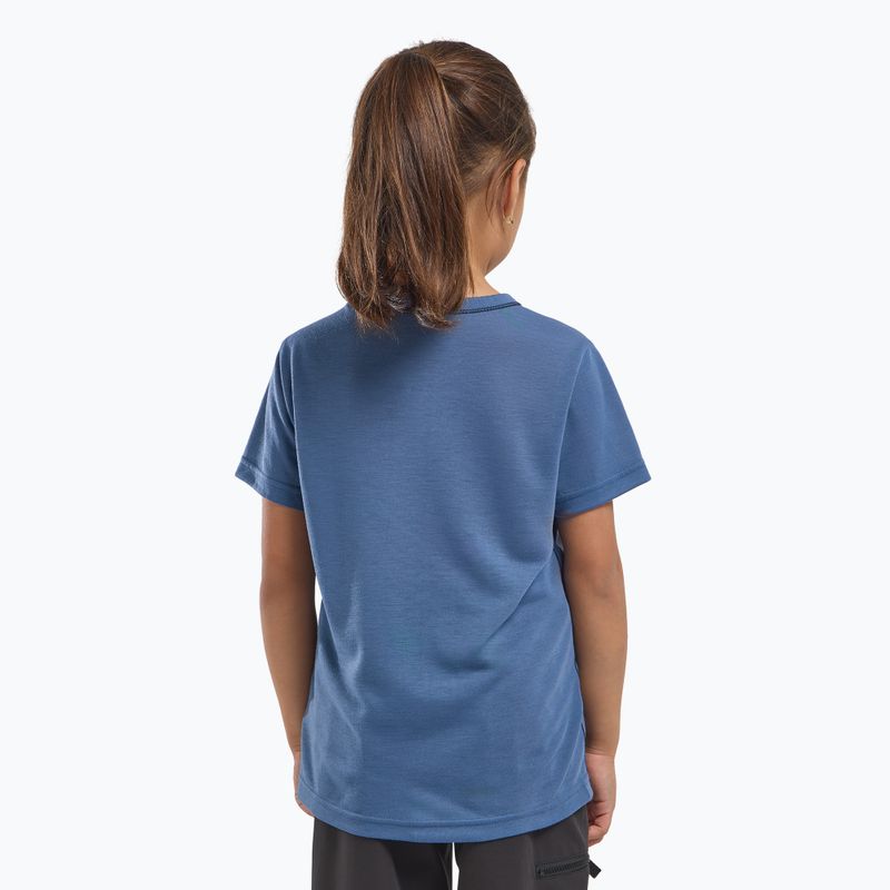 Детска тениска Jack Wolfskin Hiking Graphic T shirt evening sky 3