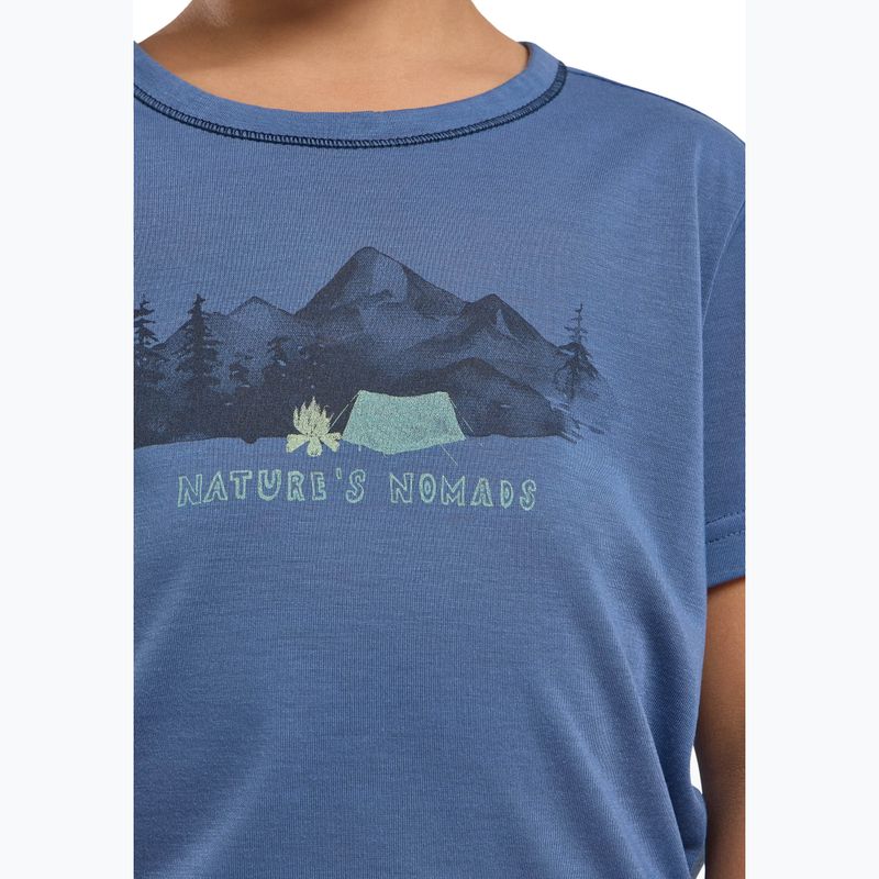 Детска тениска Jack Wolfskin Hiking Graphic T shirt evening sky 4