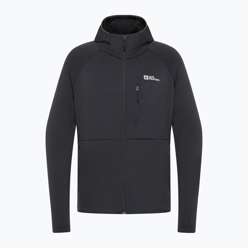 Мъжки потник с качулка и цип phantom fleece Jack Wolfskin Kolbenberg 8