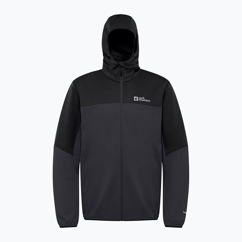 Мъжко софтшел яке Feldberg Hoody phantom на Jack Wolfskin 4