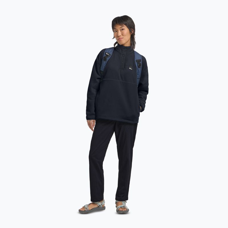Дамски поларен суитшърт Jack Wolfskin Sumetro Half Zip dark navy 2