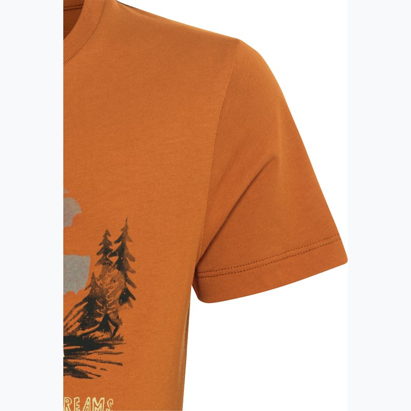 Детска тениска Jack Wolfskin Graphic Cotton T print soft amber 9