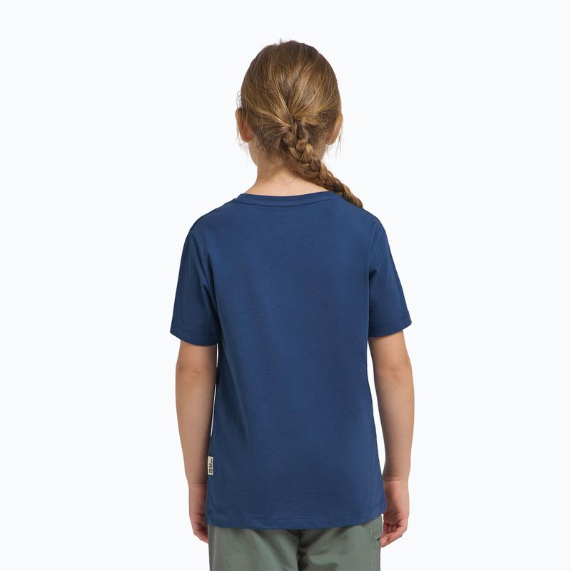 Детска тениска Jack Wolfskin Graphic Cotton T print evening sky 3