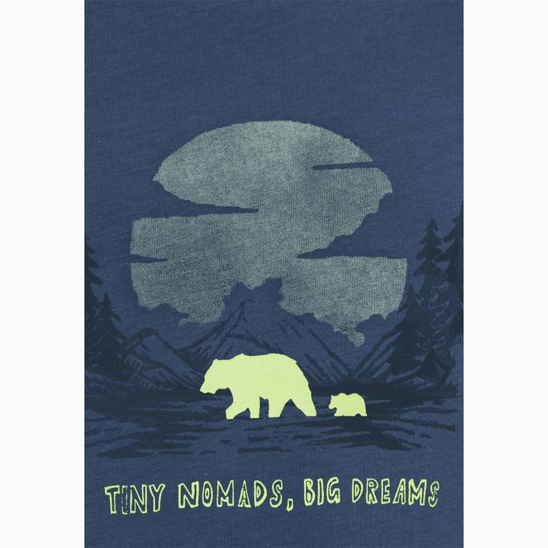 Детска тениска Jack Wolfskin Graphic Cotton T print evening sky 12