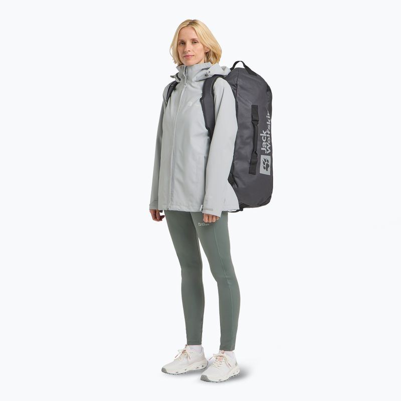 Дамско яке за дъжд Trailtime 2L Jack Wolfskin cool grey 2