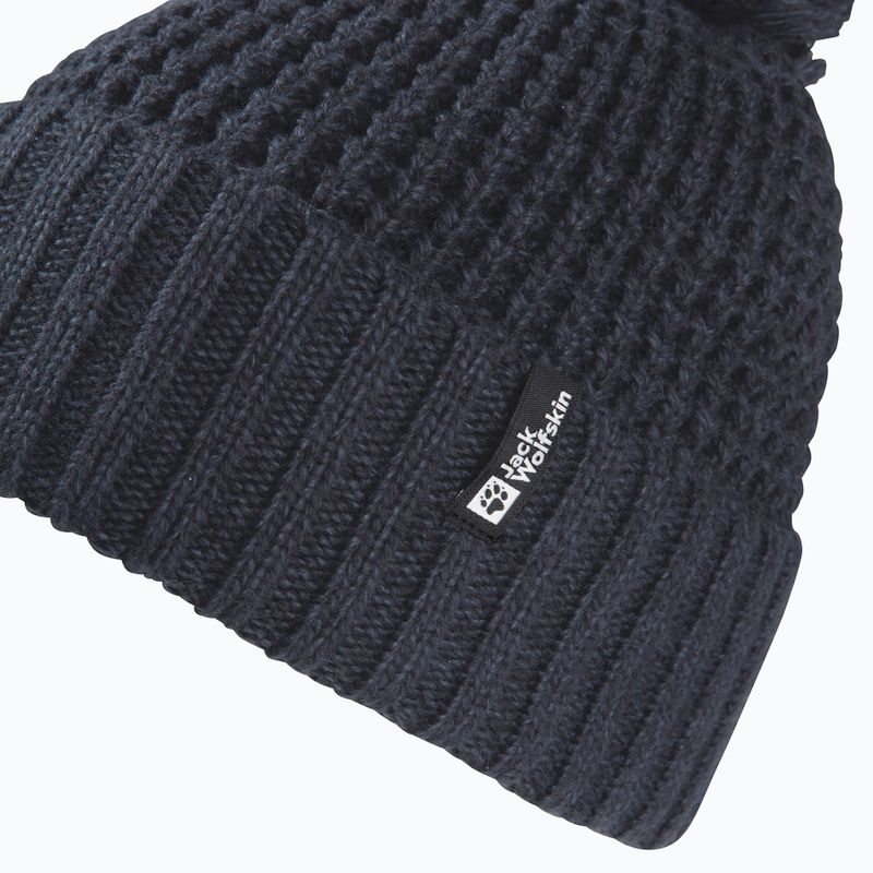 Дамска зимна шапка Jack Wolfskin Medley Knit Beanie dark navy 2