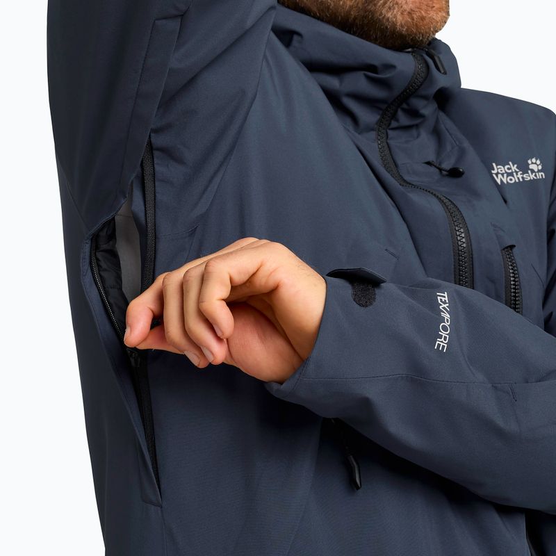 Мъжко ски яке Jack Wolfskin Flowline Pro 2L Ins midnight sky 7