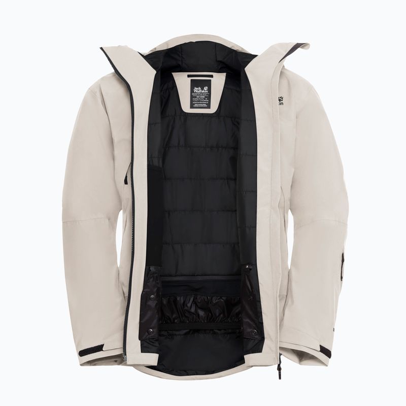 Мъжко ски яке Jack Wolfskin Flowline Pro 2L Ins pale sand 12