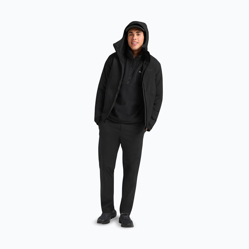 Мъжко яке за дъжд Jack Wolfskin Pamir black 2
