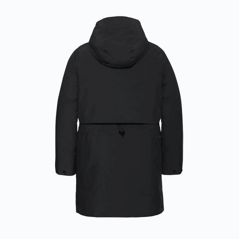 Дамско топло яке Jack Wolfskin Frost Haven черно 8