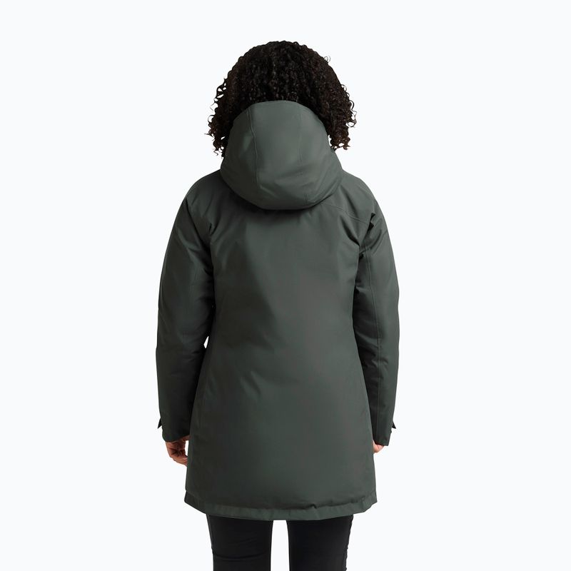 Дамско яке за дъжд Jack Wolfskin Icecape 2L Down Ins Rds slate green 3