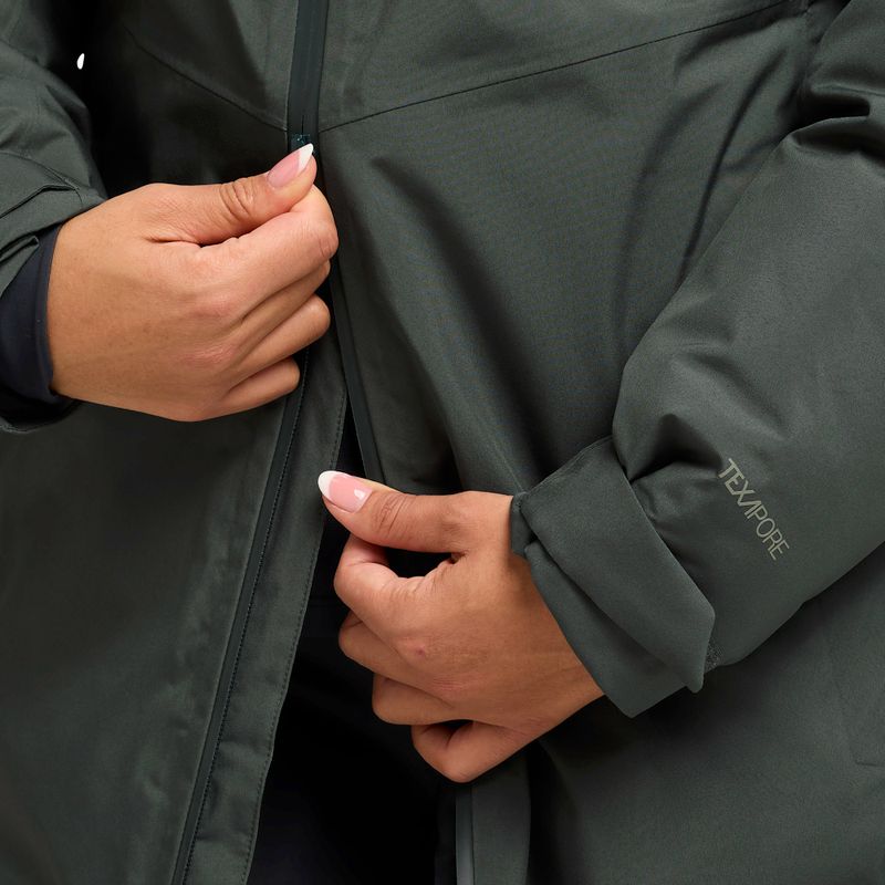 Дамско пухено яке Jack Wolfskin Icecape 2L Down Ins Rds slate green 5