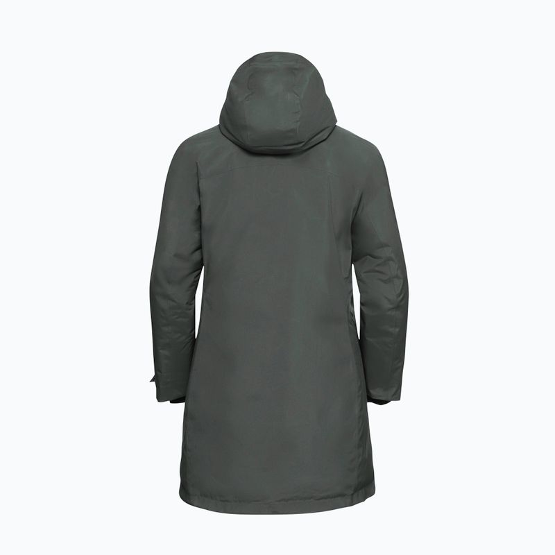 Дамско яке за дъжд Jack Wolfskin Icecape 2L Down Ins Rds slate green 8
