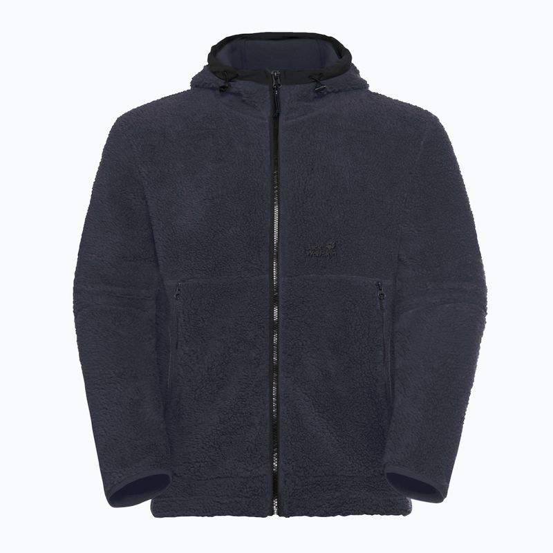 Мъжки суитшърт за трекинг Jack Wolfskin Stone Lite Hooded dark navy 7