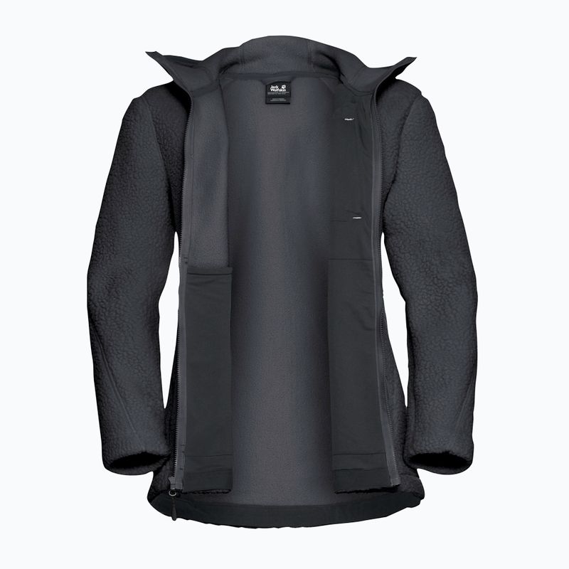 Дамски суитшърт от полар Jack Wolfskin Cradle Mountain Pile Full Zip Phantom 9