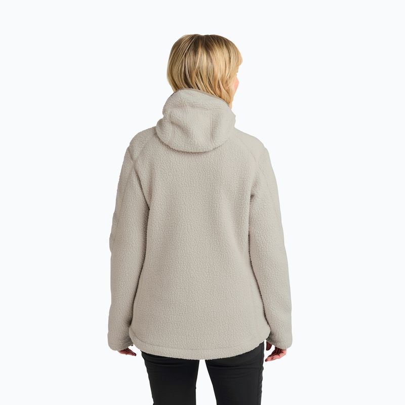 Дамски суитшърт от полар Jack Wolfskin Cradle Mountain Pile Full Zip Pale Sand 3