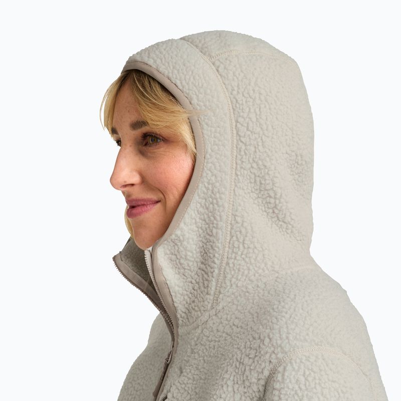 Дамски суитшърт от полар Jack Wolfskin Cradle Mountain Pile Full Zip Pale Sand 4