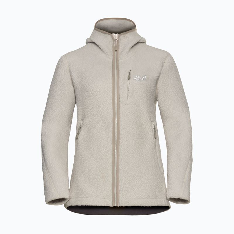 Дамски суитшърт от полар Jack Wolfskin Cradle Mountain Pile Full Zip Pale Sand 7