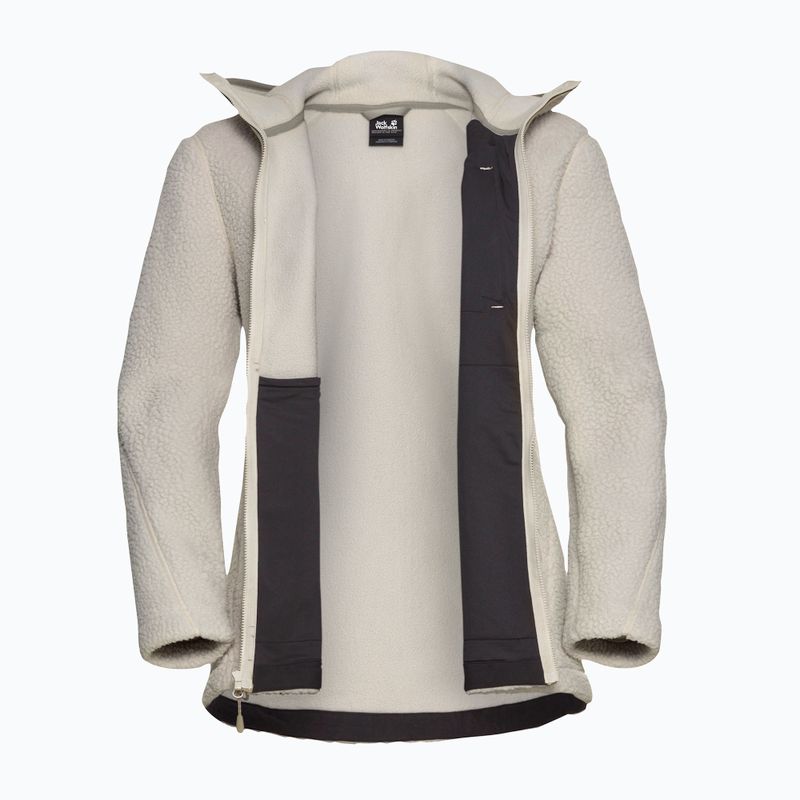 Дамски суитшърт от полар Jack Wolfskin Cradle Mountain Pile Full Zip Pale Sand 9