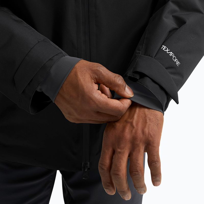 Мъжко водоустойчиво яке Jack Wolfskin Icecape 2L Down Ins Rds черно 5