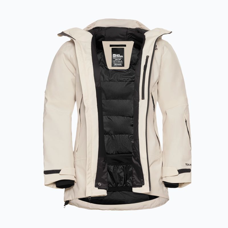 Дамско ски яке Jack Wolfskin Flowline Pro 2L Ins pale sand 10