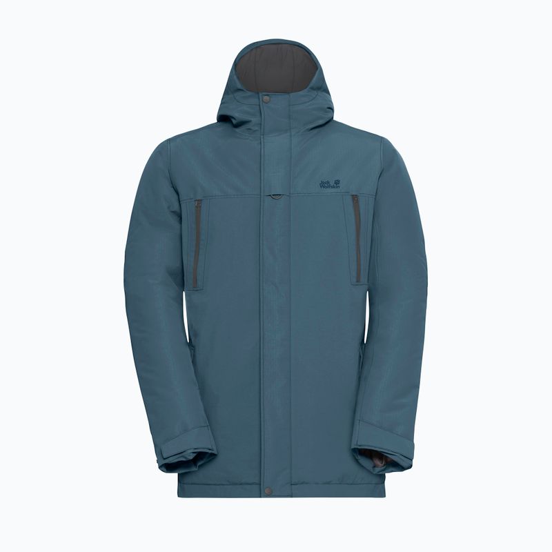 Мъжко подплатено яке Jack Wolfskin Glacier Shield aluminium blue 7